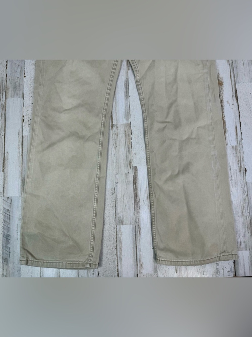 Levis 559 Relaxed Straight 36x33 Jeans 100% Cotton Khaki Tan Mens - Picture 4 of 12